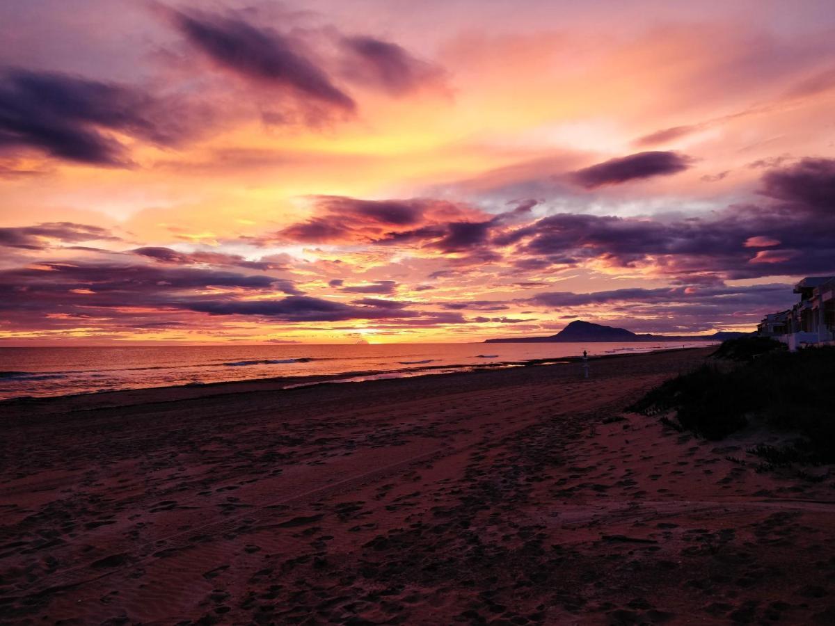Apto con Vistas al Mar Playa de Piles Exterior foto